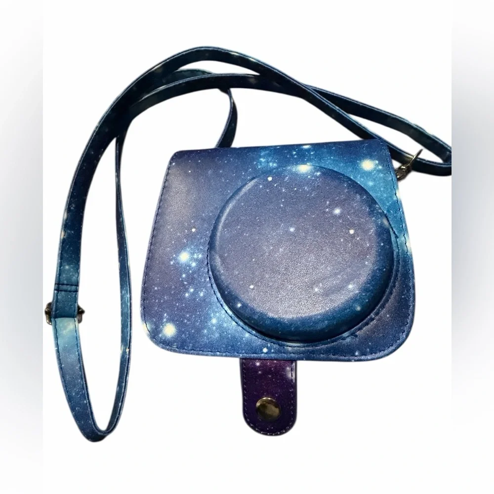 Galaxy Print Instax Mini 9 crossbody bag